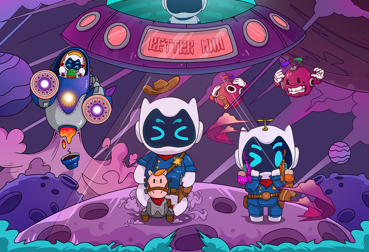 匡坚持的插画作品   《BETTER MAN》