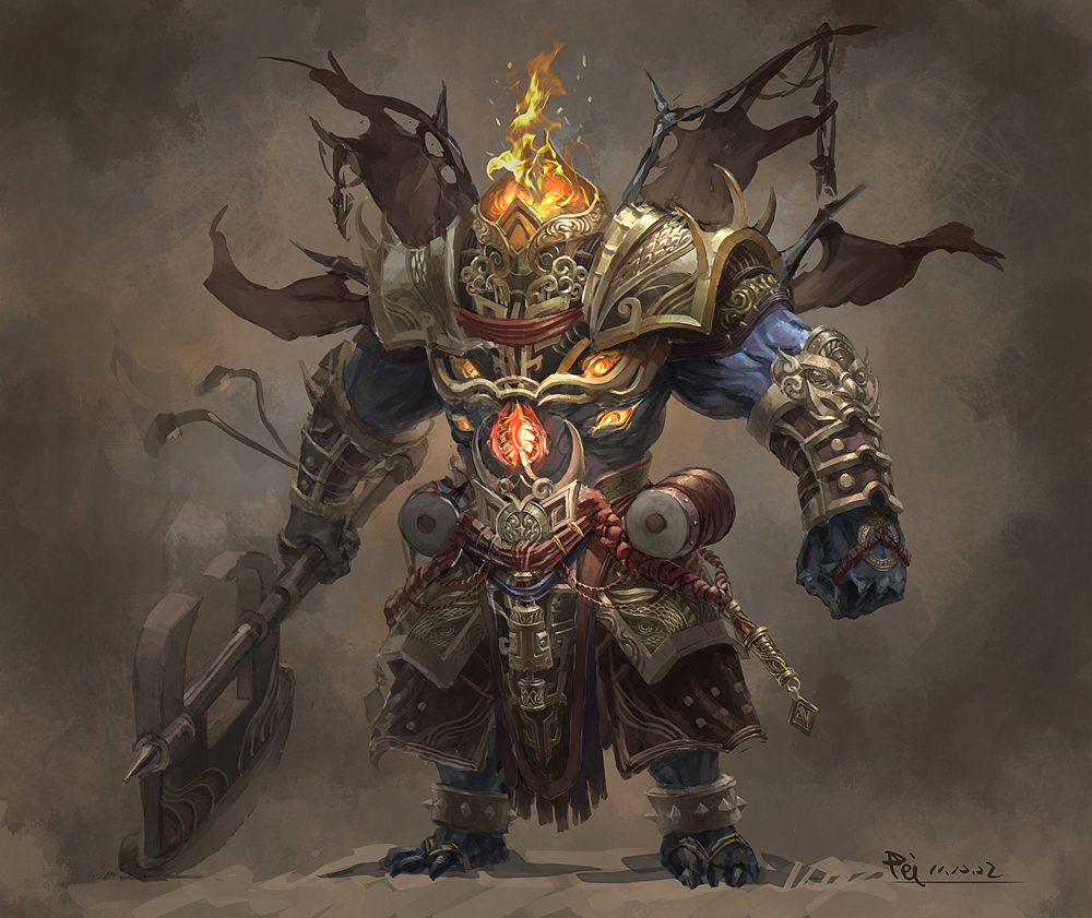 刑天|插画|商业插画|mr_feith_原创作品-站酷zcool