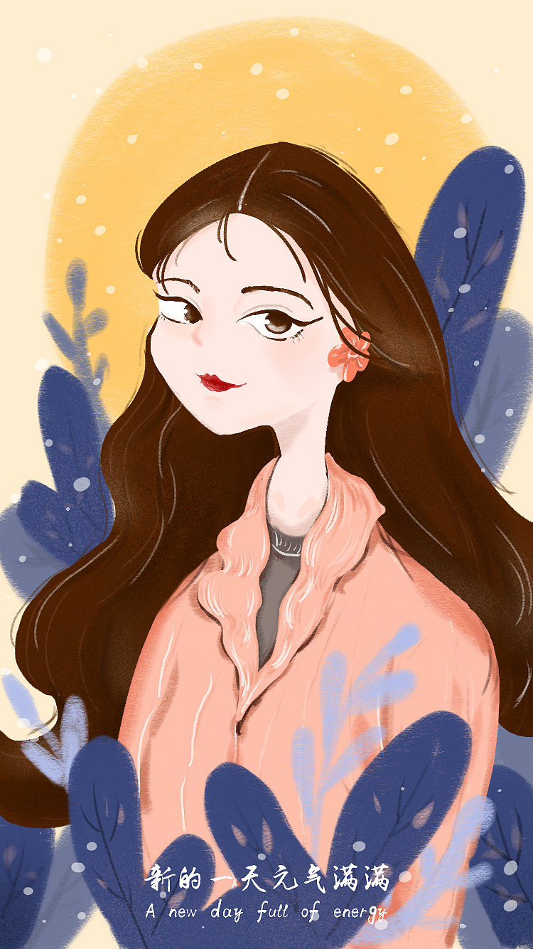 元气少女（图ZMTUyNjc5MTI4） - 商业插画 - 站酷设计师姚小俗原创素材 - 站酷ZCOOL