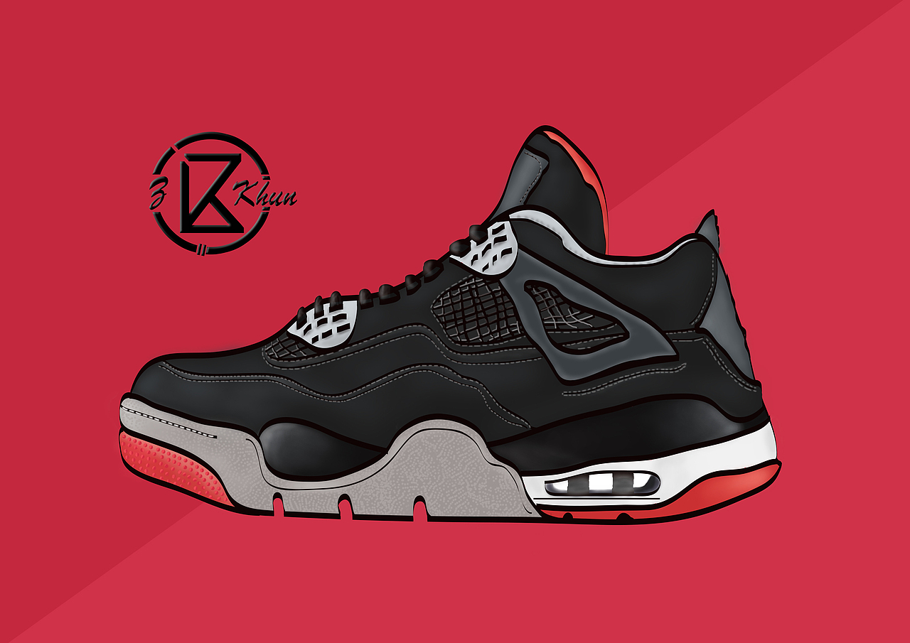 aj球鞋练习|插画|创作习作|zkun1022_原创作品-站酷(zcool)