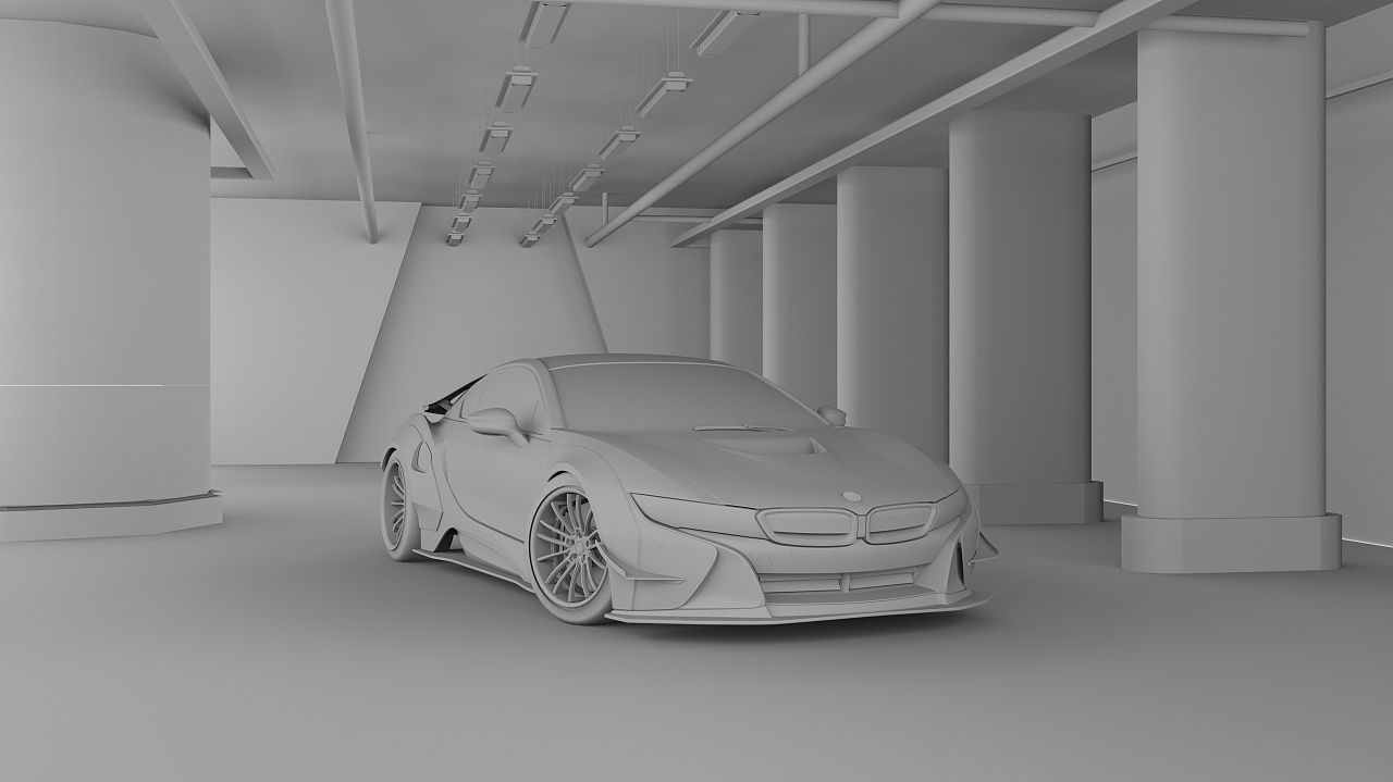 《汽车_2》场景渲染
