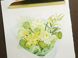 一些绿色系花花和美食