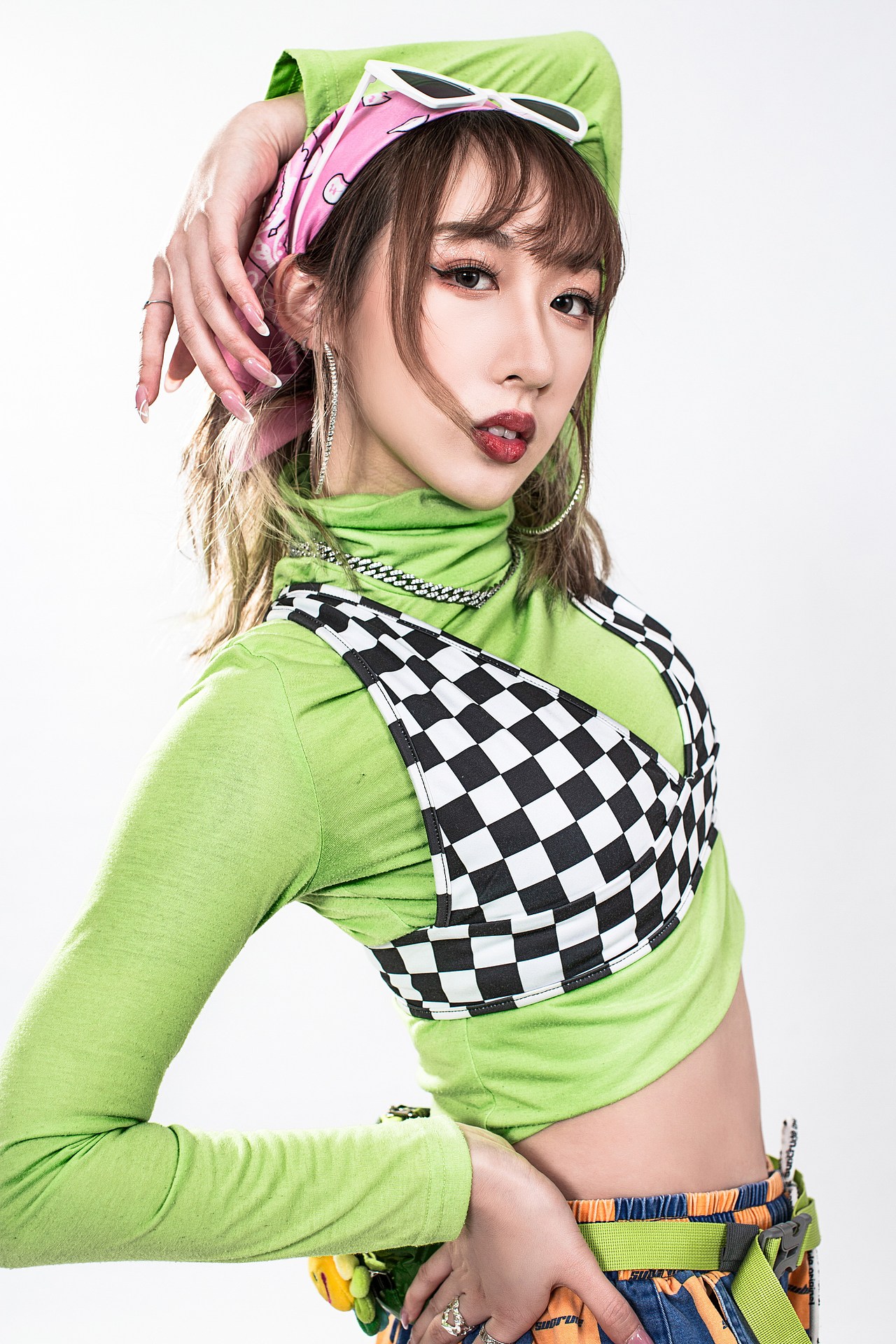 街舞室的舞蹈老师个人照