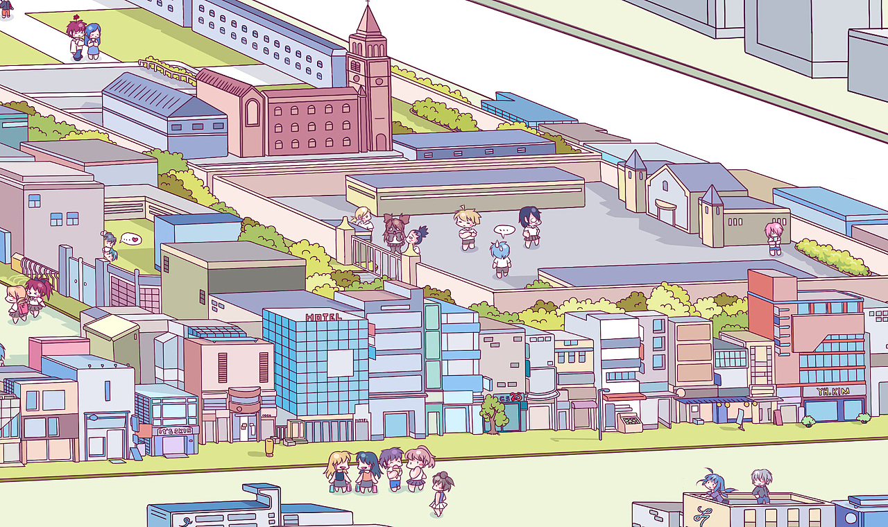 首尔明洞手绘读图2.0版