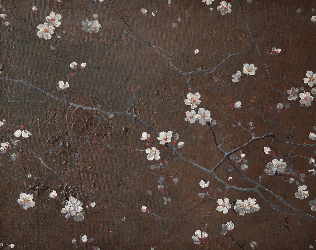 【绘画】林芝桃花系列 | 曾鲲