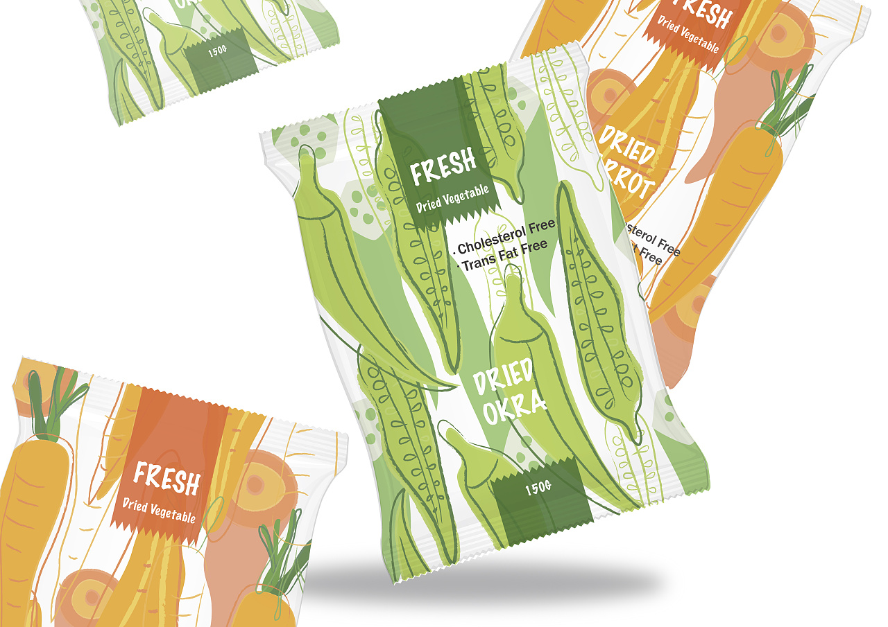 蔬菜干包装设计