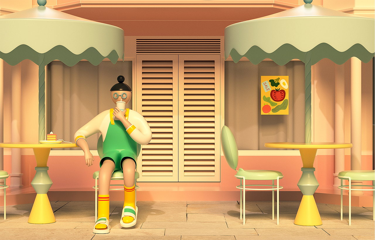 The Town_C4D&OC Works