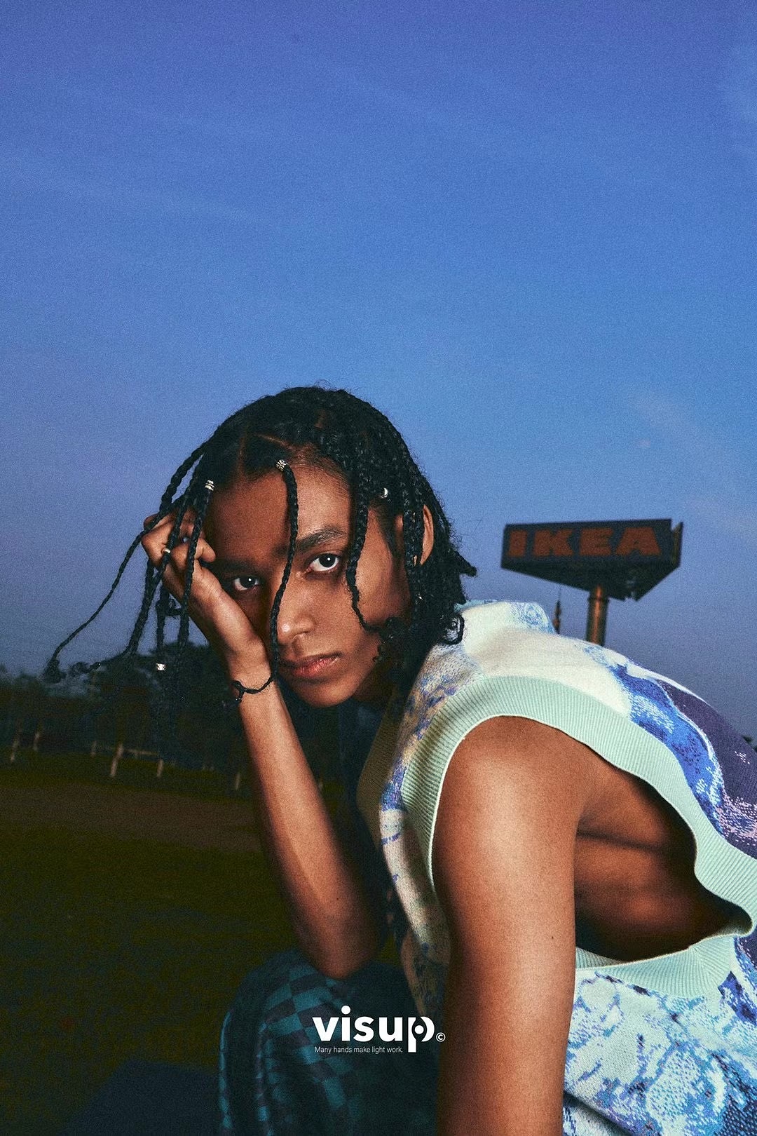 新美式潮流|苏耳朵造型搭配|时尚摄影