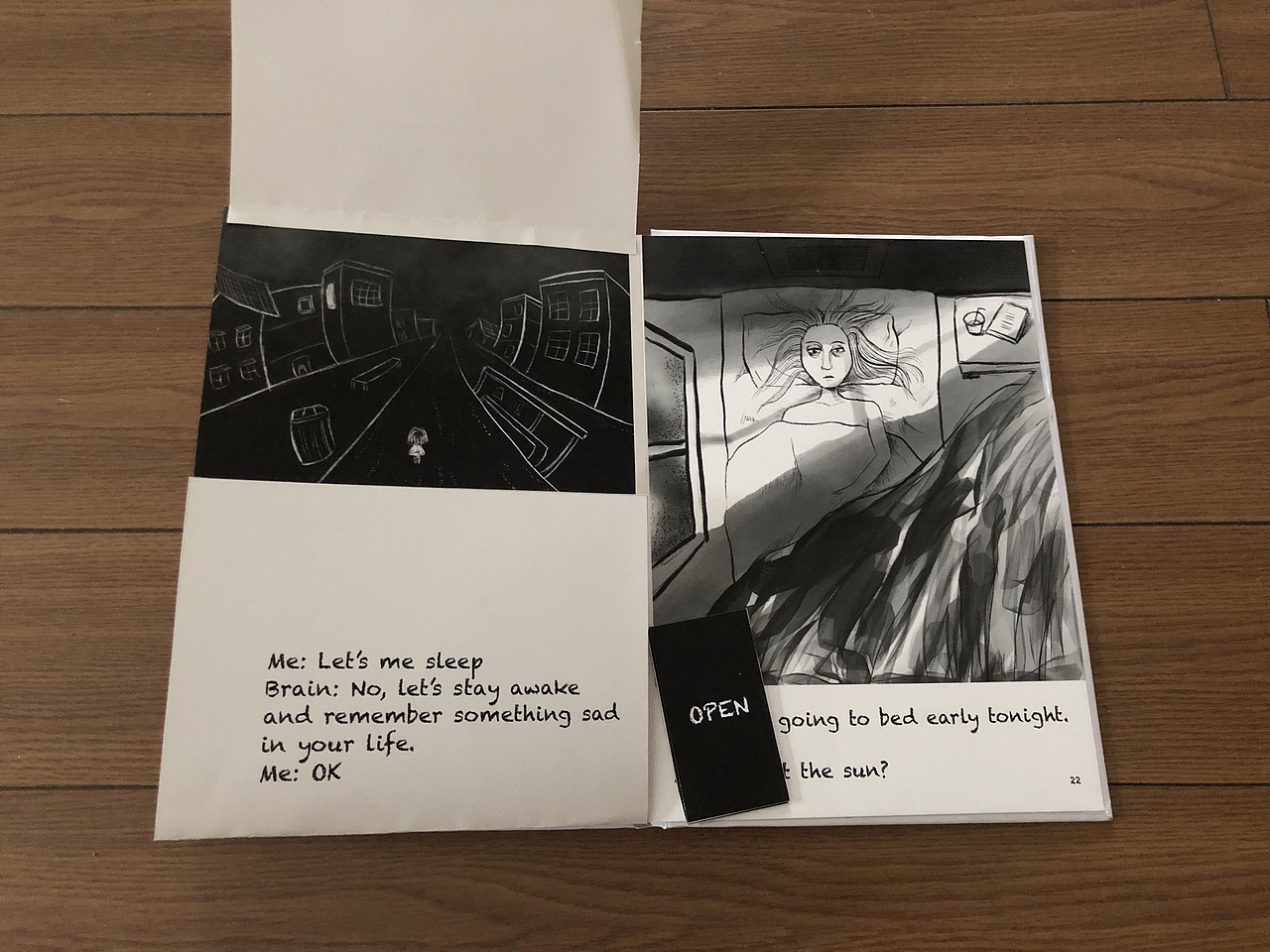 失眠日记（立体书绘本）（图ZMTc3ODc2NjY0） - 绘本 - 站酷设计师Asuna_FXY原创素材 - 站酷ZCOOL