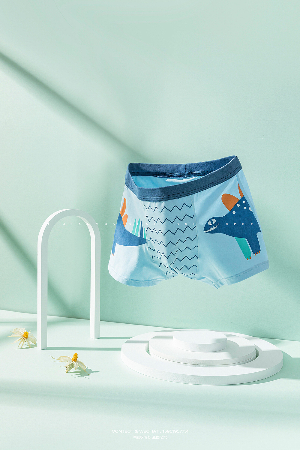 儿童内裤摄影丨云想衣 × 简木视觉 内衣 创意产品摄影