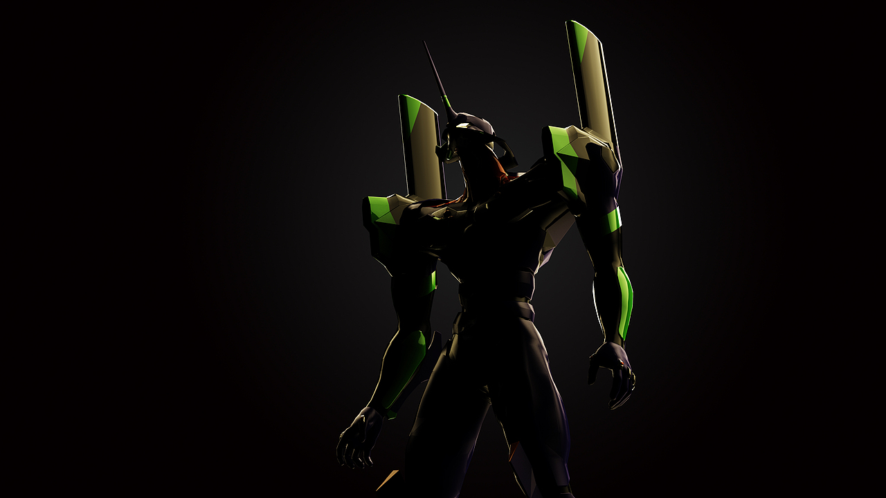 eva初号机壁纸渲染