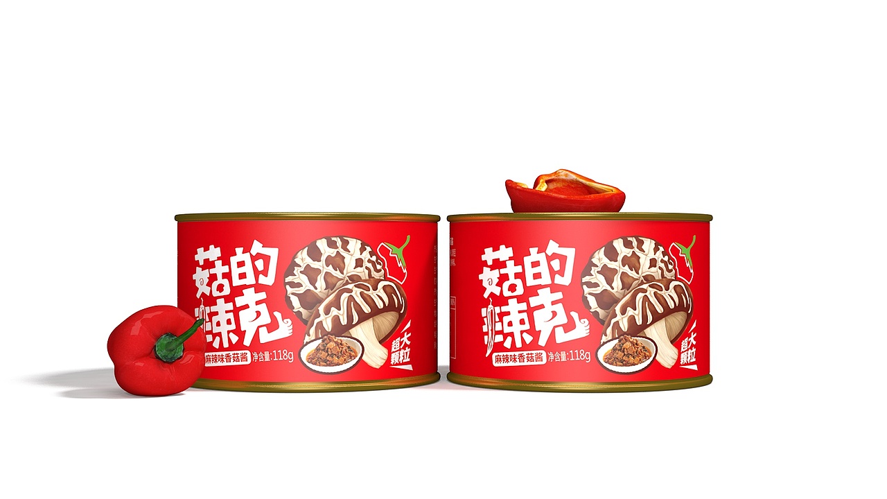 香菇酱包装
