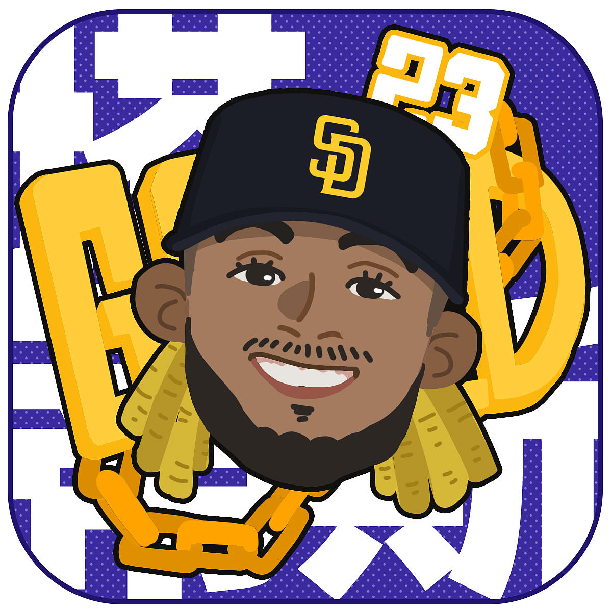 MLB美职棒大联盟 社媒发布的一些插画及动画作品（图ZMjY0MDQyNTA0） - 商业插画 - 站酷设计师吉他他他他他他原创素材 - 站酷ZCOOL