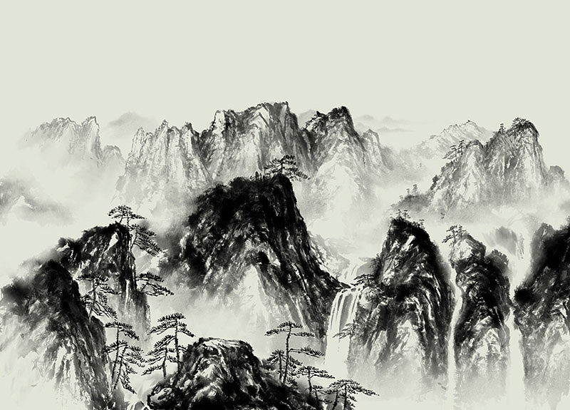 水墨山水（图ZMjgwOTY3OTY=） - 动画片 - 站酷设计师中国风动画原创素材 - 站酷ZCOOL