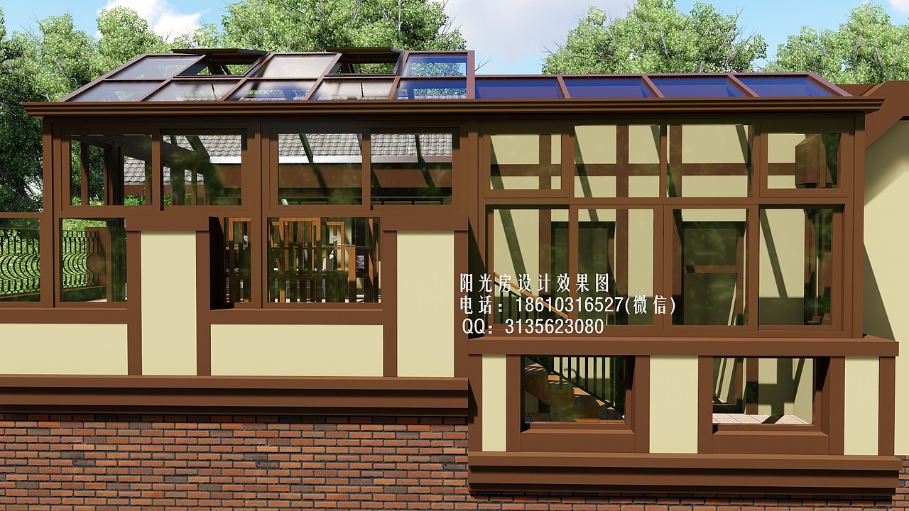 D6910上海阳光房设计效果图