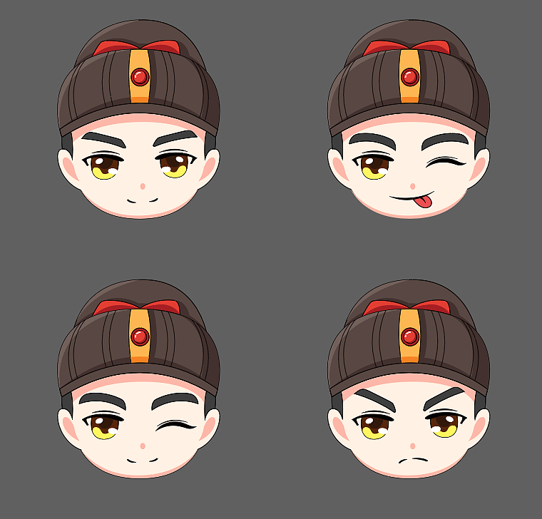 忠州博物馆历史名人Q版形象（图ZMTY5MTczMDMy） - 商业插画 - 站酷设计师一抹飞白文化传播原创素材 - 站酷ZCOOL