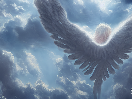 ai创作实验室#天空 云彩 梦幻 天使 翅膀