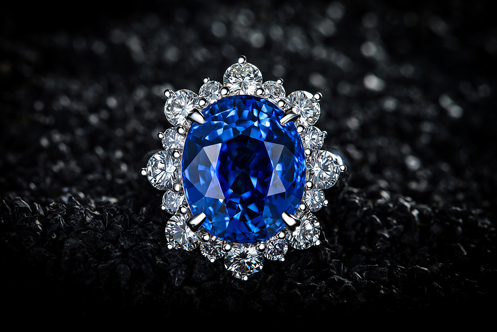 原创作品:皇室蓝蓝宝石珠宝