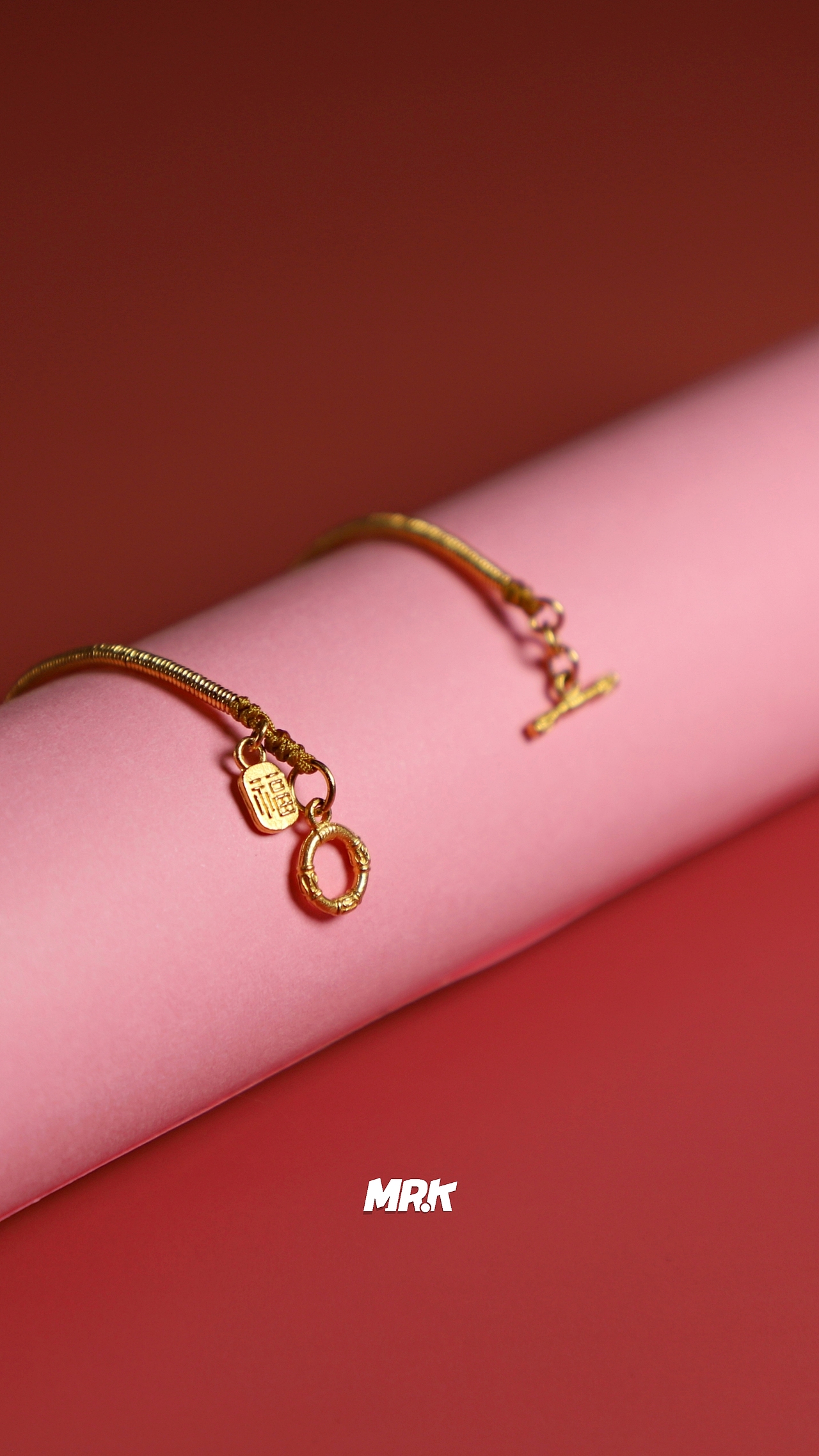 手链拍摄之喜庆风格