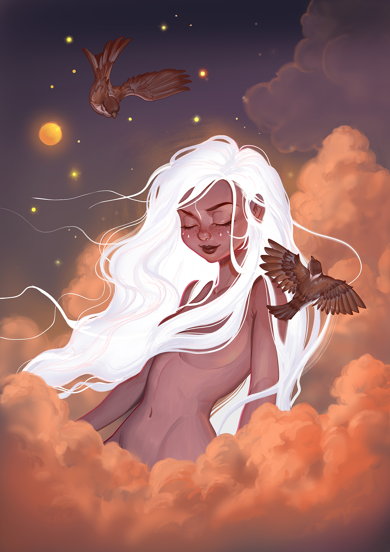 bird（图ZMjk5NjQ4NTY0） - 商业插画 - 站酷设计师兔拉钉手绘插画原创素材 - 站酷ZCOOL