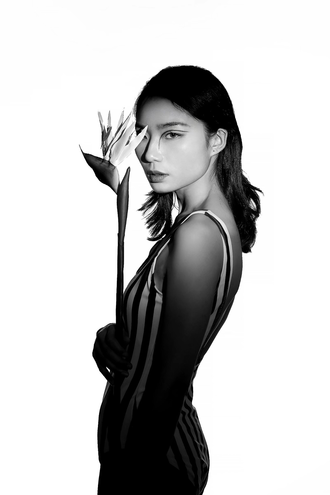 黑白肖像 /时尚摄影 /商业摄影/人像摄影（图ZMzE2MDg0OTY0） - 人像摄影 - 站酷设计师時頭先生原创素材 - 站酷ZCOOL