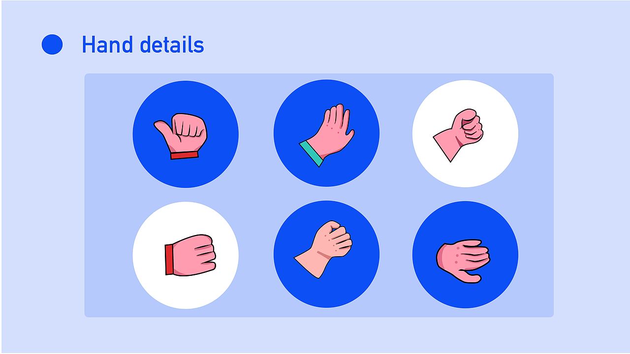 人物情绪版总结-扁平运营插画