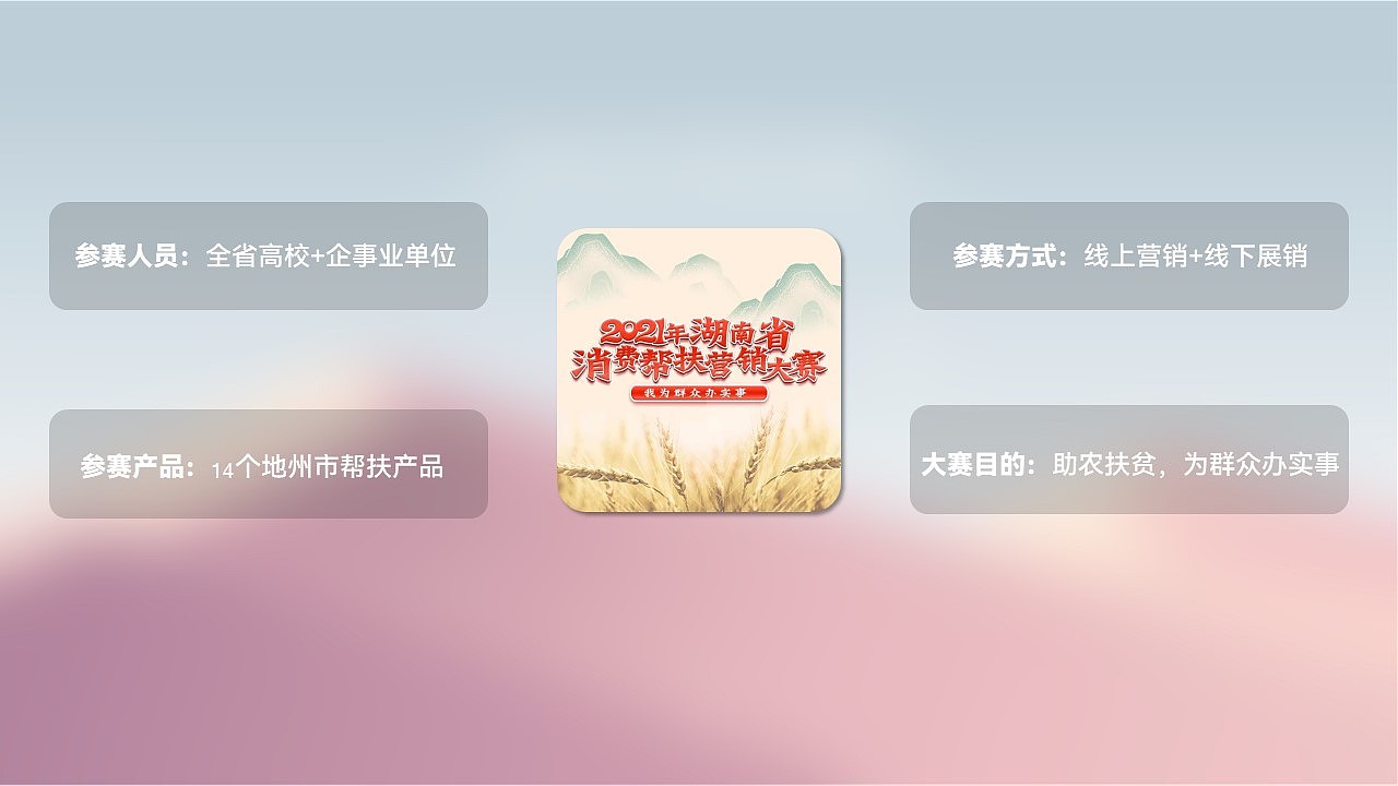 湖南营销帮扶大赛总结（图ZMjg1OTI0MjE2） - PPT/Keynote - 站酷设计师杉杉很忙原创素材 - 站酷ZCOOL