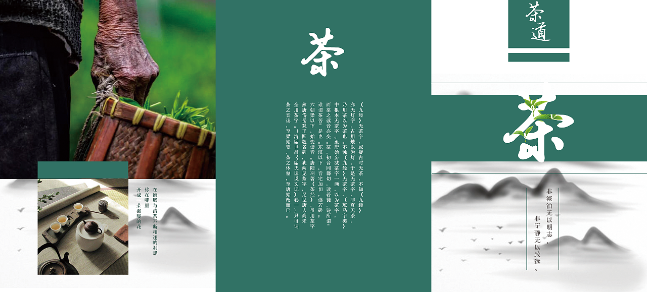 茶叶-三折页