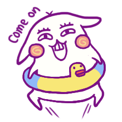 甜食少女——大白牙(微信表情包第一弹)