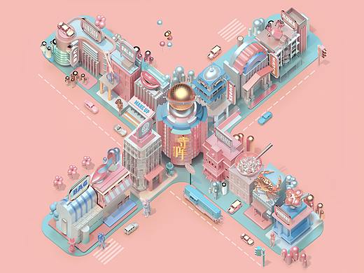 《 X 模拟城市》for 寺库SECOO十周年