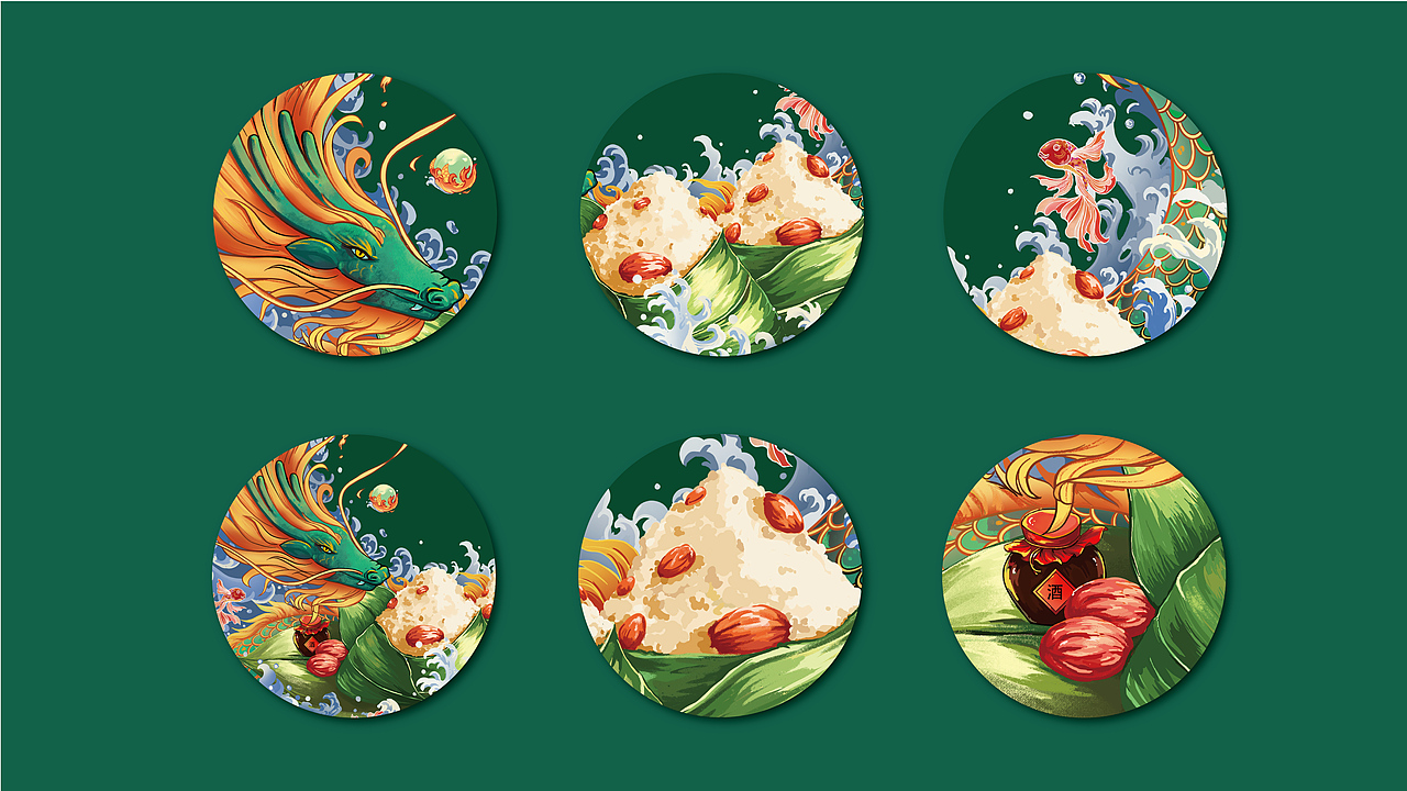 端午安康（图ZMjU4MTI3MzAw） - 创作习作 - 站酷设计师岁辰_原创素材 - 站酷ZCOOL