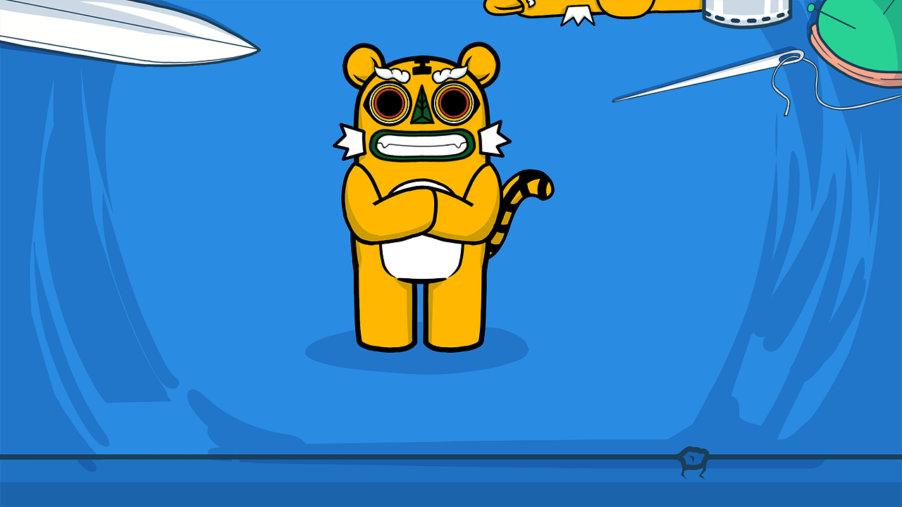 【虎年拜年动画】以布老虎为灵感创作的拜年视频