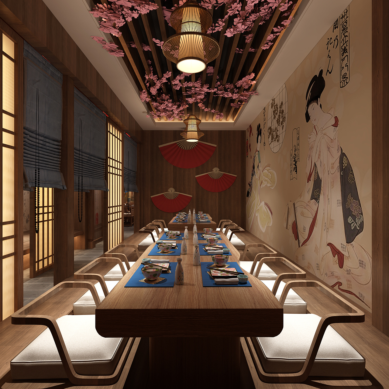 【餐饮】藤原布二·日式创意料理丨NAYUNDESIGN|空间|家装设计|南京拿云室内设计 - 原创作品 - 站酷 (ZCOOL)