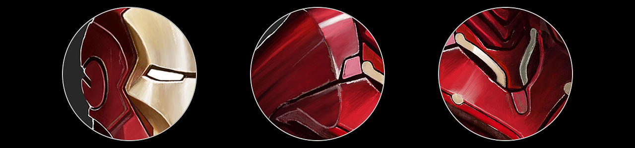 IPAD绘画Procreate-钢铁侠