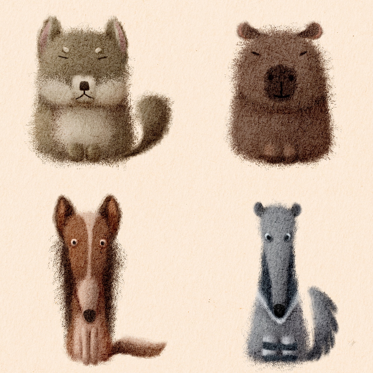 插画|小动物合集