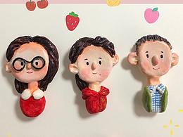 石塑頭像（捏著玩的）