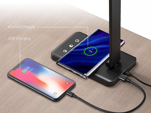 亚马逊｜无线充台灯