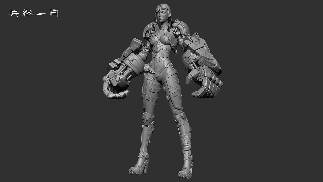 英雄联盟皮城执法官模型