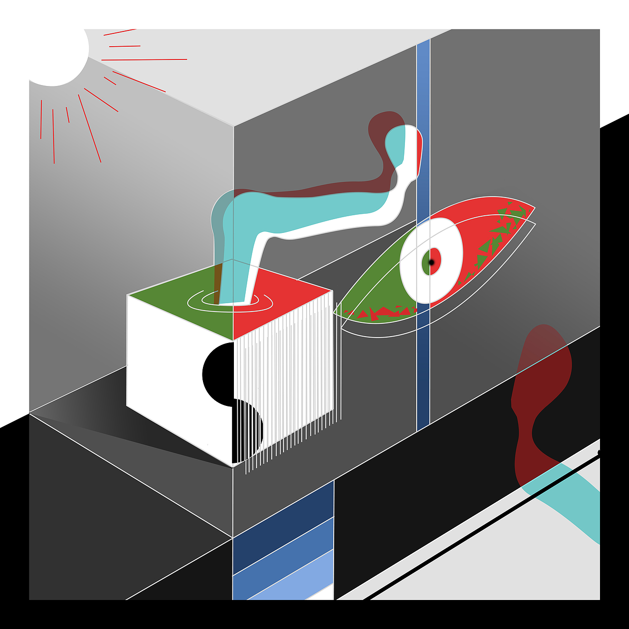 偷窥（图ZMjA3NTcwMjQ0） - 创作习作 - 站酷设计师洋芋葱头原创素材 - 站酷ZCOOL