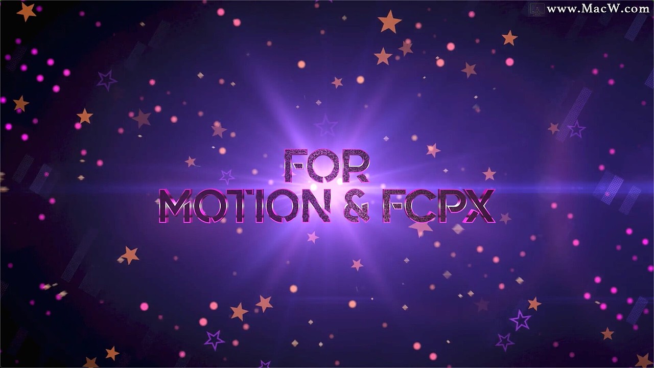 FCPX插件:时尚派对文字图片开场PartyNight Promo