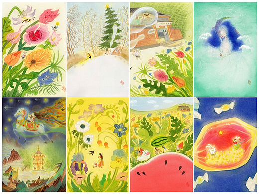 愜意生活系列（個(gè)人主頁-ZNjQ5NDk5Njg=） - 藝術(shù)插畫 - 站酷設(shè)計(jì)師施小青原創(chuàng)素材 - 站酷ZCOOL