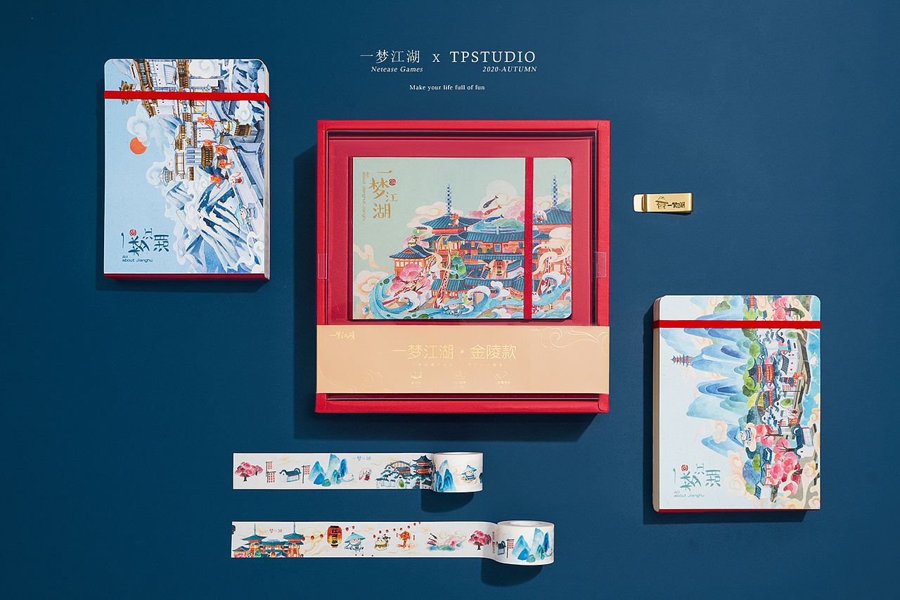 一梦江湖月饼礼盒及周边 I 网易游戏 x TPstudio摄影