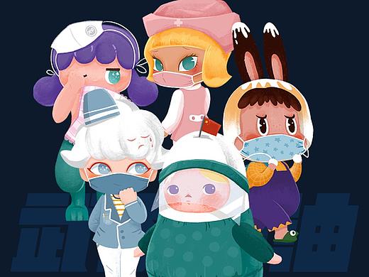 【插画-iPad】当娃戴上口罩...