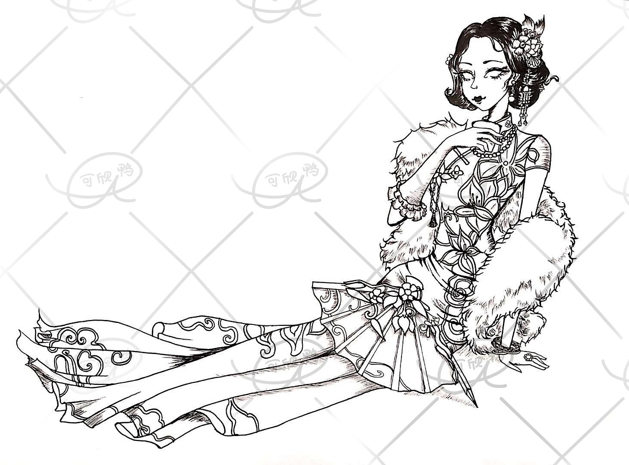 第五红蝶十三娘（图ZMjY1NTQ3MTA4） - 创作习作 - 站酷设计师我的拿坡里黄原创素材 - 站酷ZCOOL