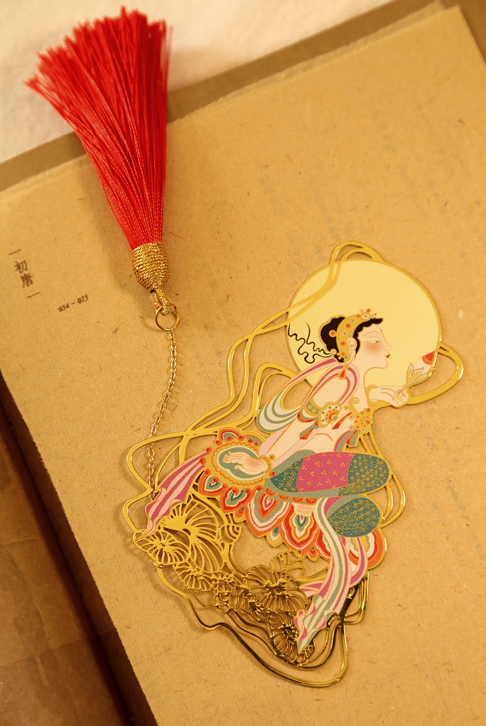 敦煌文创#金属书签-凡尘入莲(铜)|工业/产品|生活用品|云白leshy