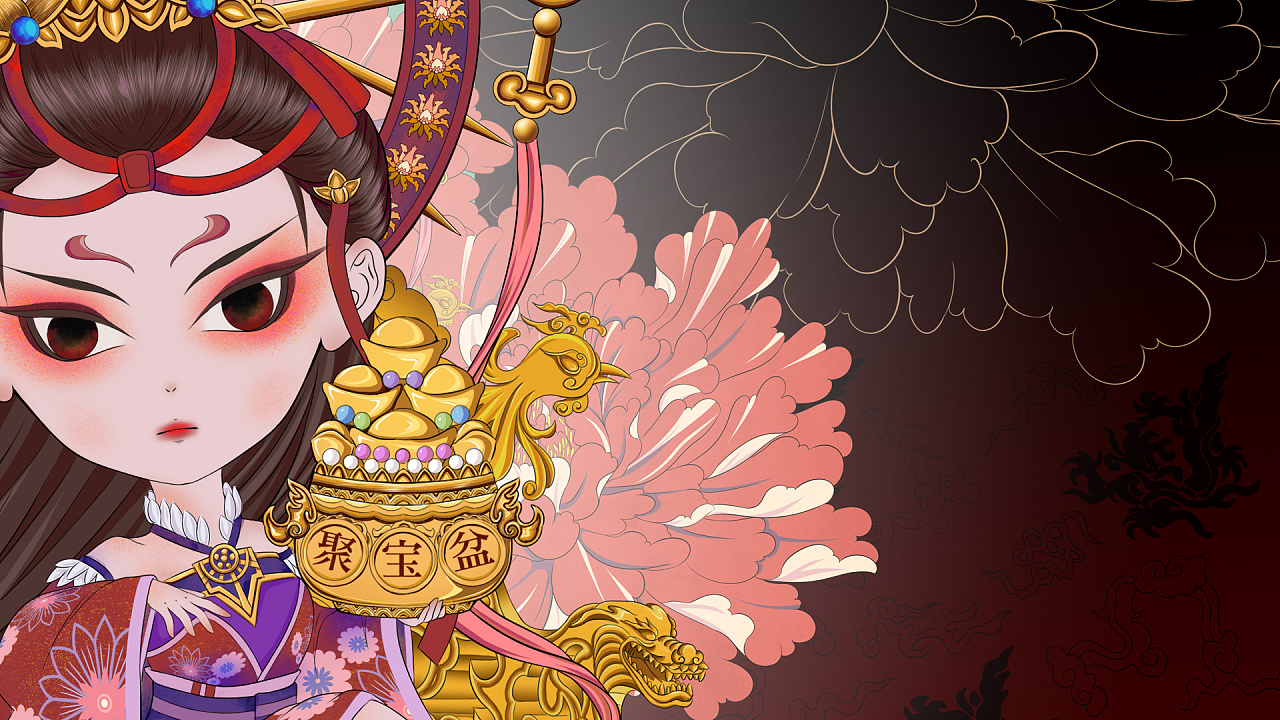 国漫万创#人间富贵花——《不良人-女帝二创》