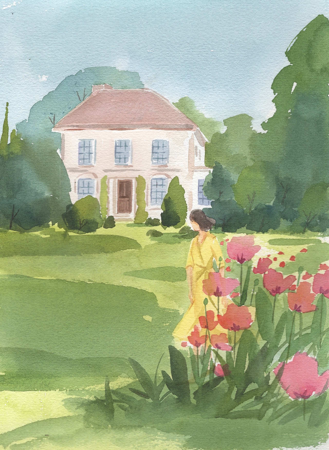 林田水彩|春天来临的瞬间