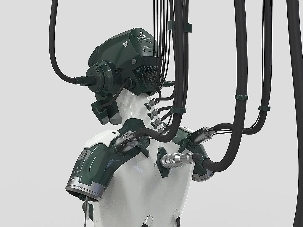 赛博风格机器人