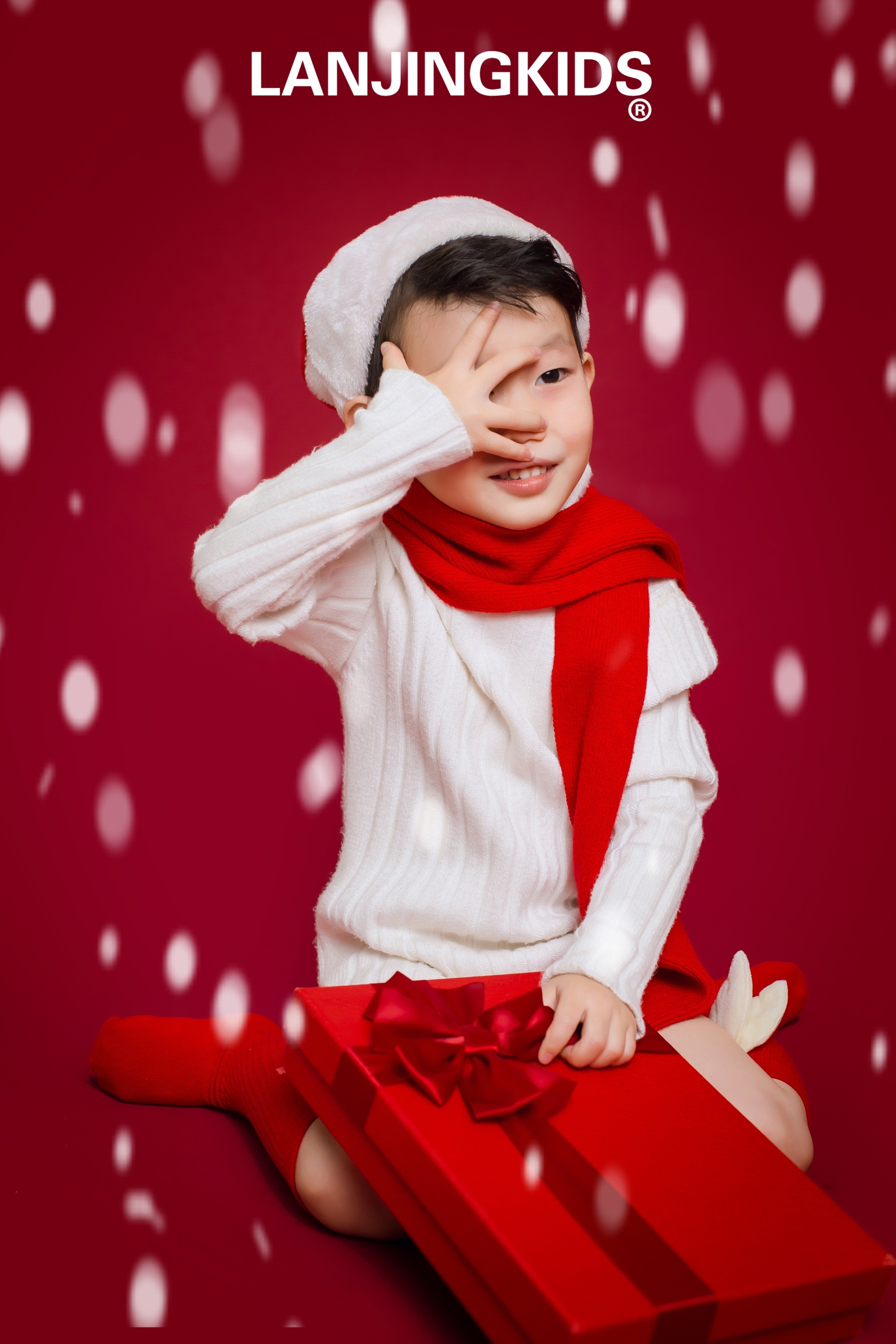 蓝鲸儿童摄影|南京圣诞主题照拍摄