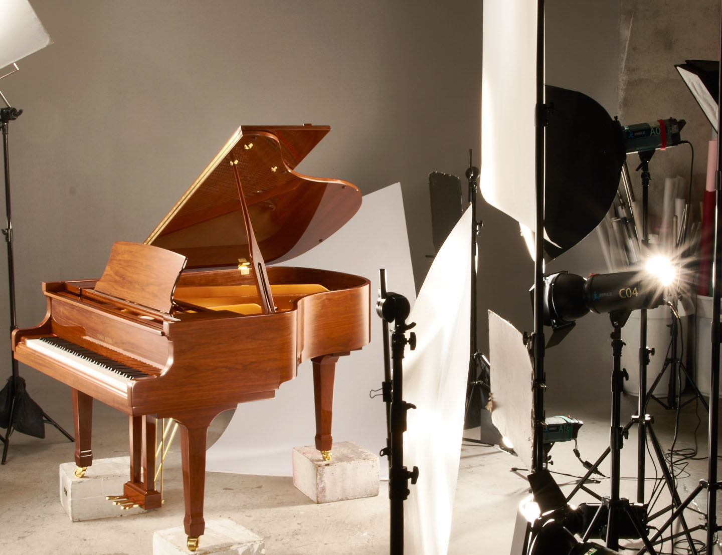 02期-摄影日记:三角钢琴的拍摄(内有现场部光图)